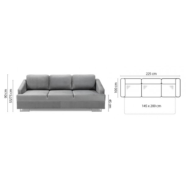 BUCCO sofa 3 / Диван - кровать  в Израиле